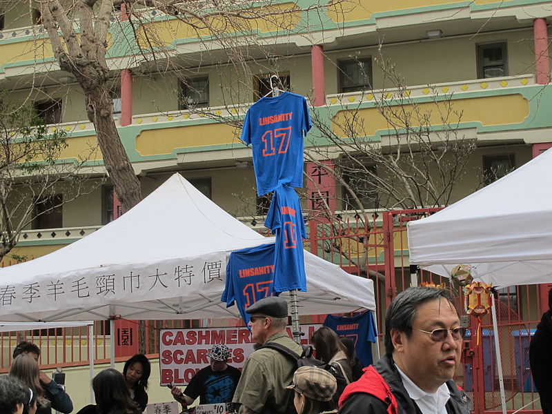 Linsanity at Chinese New Year Festival. Credit: Gary Stevens